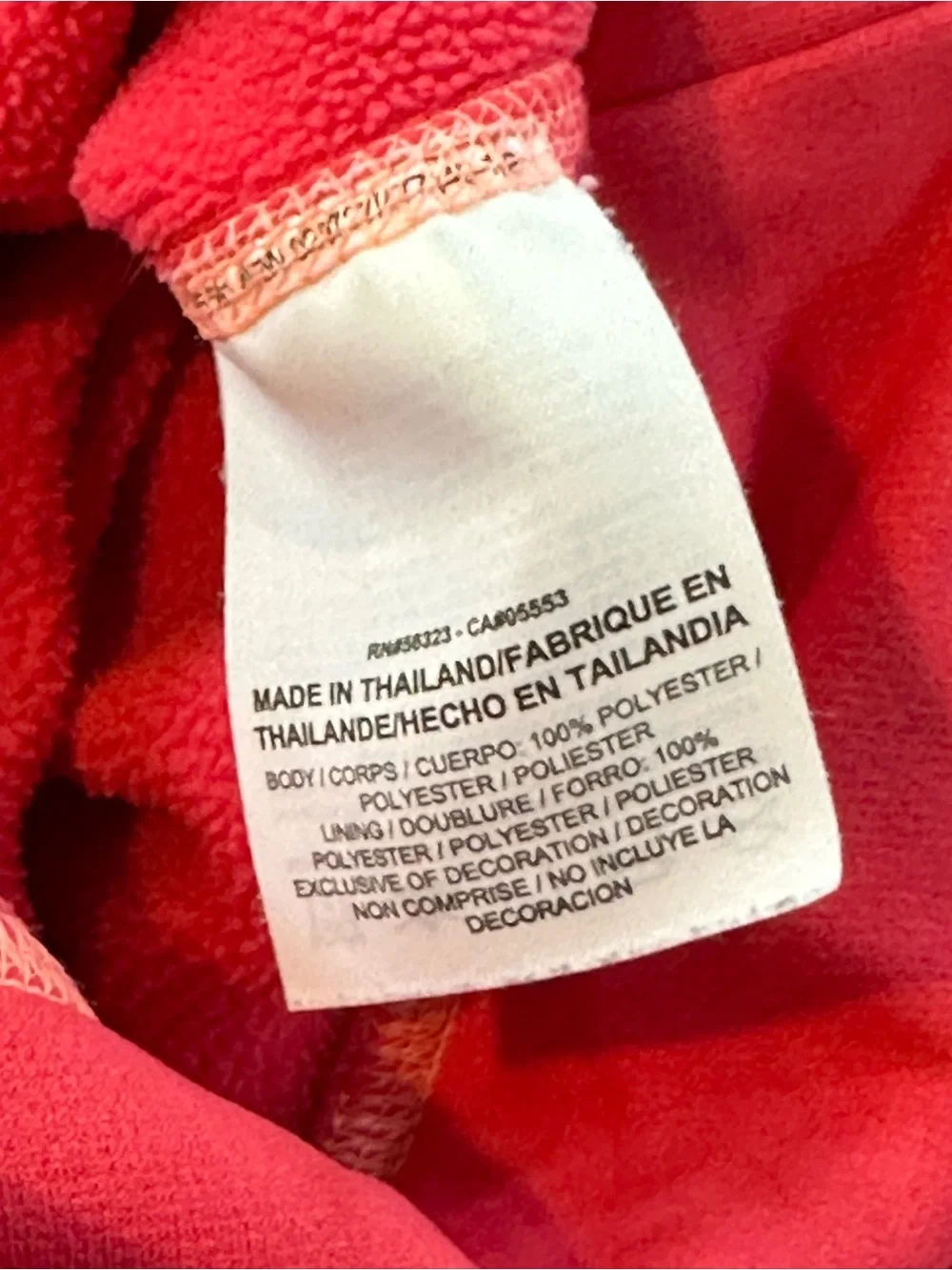 Nike Therma-FIT Coral Pink Script Logo Hoodie Size M